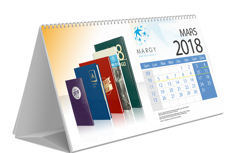 easel calendar 2018 - Margy Consultants Manufacturer and Printer