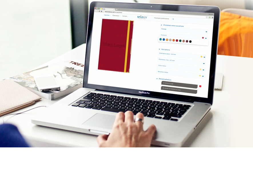 agenda publicitaire personnalis&eacute; sur mesure diff&eacute;rents formats entreprise